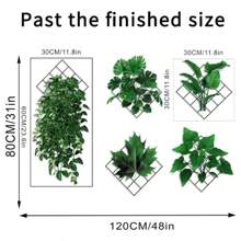 2 件/4 件墙贴玫瑰花网格花瓶绿植吊篮自粘墙贴适用于光滑墙壁客厅卧室走廊装饰不适合除尘不平整水泥空白墙面礼物生日毕业房间装饰家居装饰墙壁装饰浴室装饰卧室装饰房间装饰物品客厅装饰家居装饰客厅墙纸个性化贴纸 - 彩色 - 查看 6