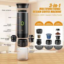 1pc Foldable Universal Coffee Machine Stand, Portable Espresso Machine Stand, Aluminum Alloy Material Easy To Carry, Suitable For Suitable For Hiking, Camping, Outdoor Coffee Back To School