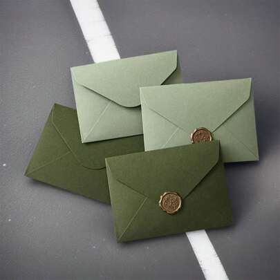 1 pieza Sobre para invitación de saludo festivo (2 sets)