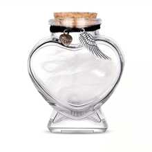 Botella conmemorativa de pelo de mascota para gatos, perros, peces, pájaros - Conmemoración de pelo de mascota, memorial temático de perro, gato, pájaro, pez, urna conmemorativa de mascota (cuerda y almacenamiento DIY en la botella por defecto), decoración del hogar, adorno interior, decoración del jardín, altamente conmemorativo, artesanía de vidrio hecha a mano