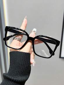1/3pcs Stylish Cat Eye Large Frame Cute Classic Photo Glasses