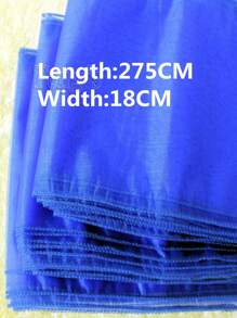 10pcs Voile Chair Back Decorative Ribbons, Organza Bowknot Chair Decorations, Suitable For Christmas, Halloween, Weddings, Parties, Outdoor Events, 18cm Wide, 275cm Long, DIY To Create Butterfly Shapes, Voile Sheer Fabric Chair Back Decorations For Festivals, Graduations, Party Backdrops, Gifts, Packaging