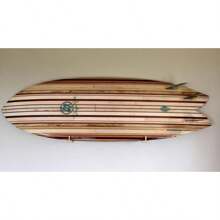 Surfboard Wall Rack - Coffee Brown - View 5
