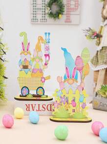Decoraciones de Pascua Hágalo usted mismo Gnomo sin cara creativo Hombre viejo Decoración para el hogar Regalos para fiestas, Adecuado para fiestas de Pascua, fiestas festivas
