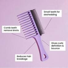 Teezer Wide Tooth Hair Brush - Purple - 1 - View 4