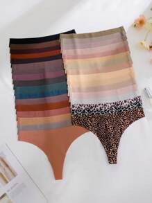 33pcs/Set Women Comfortable Seamless Thong Panty