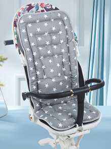 1pc Almofada de assento para carrinho de bebê, almofada espessa de absorção de choque para carrinho de bebê, cadeira alta, cadeira de balanço, berço, uso em todas as estações - Multicolorido - Ver 5