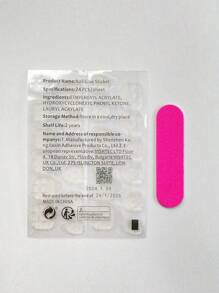 10pcs Y2K French Press On Nails Full Coverage Fake Nail Handmade Press On Nails With 3D Shiny Rhinestones And Bowknot Decor , Perfect For Weddings, Parties, Valentine's Day, Birthdays, Christmas Gifts,Supremely Fit Reusable Nail Art,1pc Jelly Gel/1pc Mini Rubbing Strips ,Detachable Press On Nails Set,
