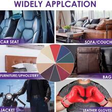 118*7.9 英寸自粘式沙发靠背皮革修补贴片，1 件 PU 布片，PU 皮革贴纸，餐厅厨房装饰桌布餐椅修补贴纸 - 自粘式人造皮革修补贴片，适用于家具、沙发、汽车座椅、摩托车座椅、船用座椅、沙发、双人沙发修理套件 - 彩色 - 查看 8