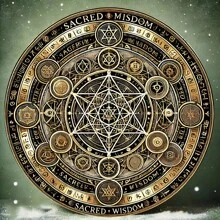 1 bucată Messiah Metatron Cube Circular Metal Wall Art, Home, Cafe, Apartment Metal Decor, potrivit pentru Crăciun, Halloween, Anul Nou