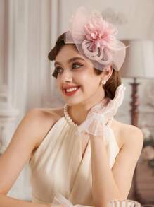 Fascinator Hats For Women 20s 50s Vintage Pillbox Hat Kentucky Derby Fascinators Flower Veil Wedding Tea Party Hat