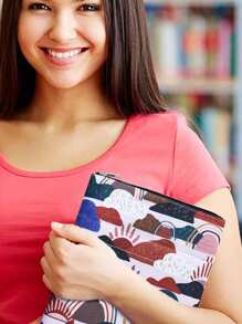 Cadeaux pour le début de la saison scolaire, couverture de livre fantaisiste en forme de nuage pour la saison des remises de diplômes, couverture de livre de poche, tissu lavable, couverture de livre avec fermeture à glissière