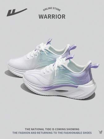 WARRIOR 1 双女式系带运动鞋，网眼透气防滑舒适百搭轻便跑步鞋，适合户外休闲穿着