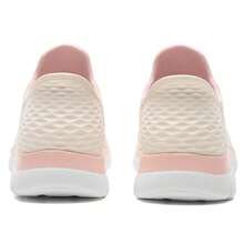 Skechers 女士透气休闲运动鞋、运动训练鞋、跑步鞋、户外旅行鞋 150123-NTPK - 自然色/粉紅色 - 查看 5