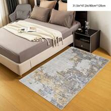 [Terciopelo de cristal, respaldo de PVC, grosor de 5 mm] 1 pieza Alfombra de estilo bohemio a cuadros - Impermeable, antideslizante, absorbente, lavable a máquina, alfombra suave y cómoda, adecuada para cocina, sala de estar, dormitorio, pasillo, baño, lavandería - Fácil de limpiar, alfombra, decoración del hogar, decoración del baño del hogar, alfombra para exteriores, felpudo, decoración de otoño, accesorios de baño, regreso a la escuela