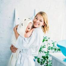 2pcs/Set High Quality Multifunctional Baby Bathrobe, Baby Animal Face Hooded Bath Towel, Unique Animal Design Baby Cloak Super Soft, 2 Pieces Affordable Changeable, Baby Wrapping Towel, Swaddling Blanket, Baby Gift