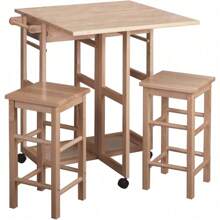 Winsome Wood Suzanne Kitchen, Square, Natural, Beech