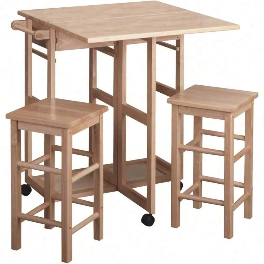 Winsome Wood Suzanne Kitchen, Square, Natural, Beech