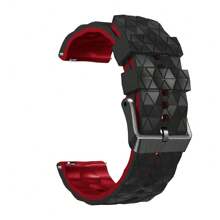 1 Piece Of 22mm Football Pattern Watch With Silicone Material For Comfortable Wearing, Sports And Fitness Replacement Bracelet Suitable For Shopping, Work, Sports And Other Scenarios. It Is The Best Choice For Women's Gifts And Is Suitable For Smart Watch Accessories Such As Jiaming, Etc