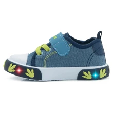 Tenis dinosaurios luz bubble gummers - Azul - Ver 3