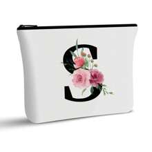 母亲节礼物 帆布化妆包 便携拉链化妆包 大容量拉链手拿包 小邮包 化妆包 旅行包 简约化妆包