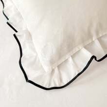 2pcs Lace Ruffle Bowknot Pillowcase Set (Without Filling) - Soft Bedding Accessories - White - View 3