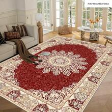 1 件水晶天鹅绒斑点地毯、门垫 - 防水、防滑、易于清洁、可机洗、柔软舒适的地毯，适用于入口、厨房、客厅、卧室、走廊、浴室、洗衣房 - 家居装饰