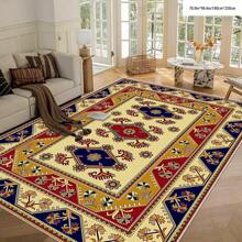 1 件水晶天鹅绒斑点地毯、门垫 - 防水、防滑、易于清洁、可机洗、柔软舒适的地毯，适用于入口、厨房、客厅、卧室、走廊、浴室、洗衣房 - 家居装饰