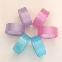 1 Stück Kristallbandball, klebrige Stresslinderungskugel, transparenter Zug-Klebebandkleber DIY Schreibwaren für Studenten, Rückkehr zur Schule