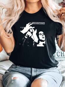 100% Cotton Tuxedomoon T Shirt Size L Cabaret Voltaire The Residents Devo Foetus Alan Vega Print Round Neck Short Sleeve Unisex Soft Streetwear Slightly Versatile Stretched Fashion Designer Clothes Comfortable Homme For Women Summer Stylish Breathable Top For Everyday Wear Casual Graphic - Black - View 1