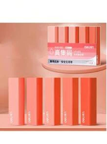 5pcs Water Drop Shaped Crumb-Free And Clean Erasers, Suitable For Students, 2B Pencil Sketch, Fine Art Supplies