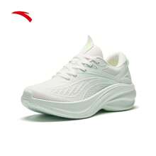 Anta Leaf 5 - Women's Lightweight Cushion Running Shoes, Spring Breathable Rebounding Soft Sole Increased Height Sport Sneakers