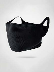 Máscara facial de alta elasticidade para homens, 1 peça, ciclismo ao ar livre, outono, primavera e verão, malha, cachecol esportivo quente, capa de pescoço oco sem costura respirável para todas as estações, máscara facial masculina para ciclismo, corrida, caminhada, esportes, à prova de vento, poeira e proteção solar, máscara tridimensional respirável que absorve o suor, máscaras de esqui