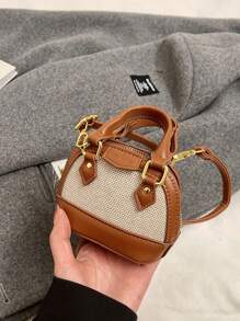 New Mini Handbag Shell Shape. Cute & Fashionable Compact Crossbody Bag. Versatile Evening Clutch. Accessory Pouch Case, Coin Purse, Small Mini Bag - A - View 10