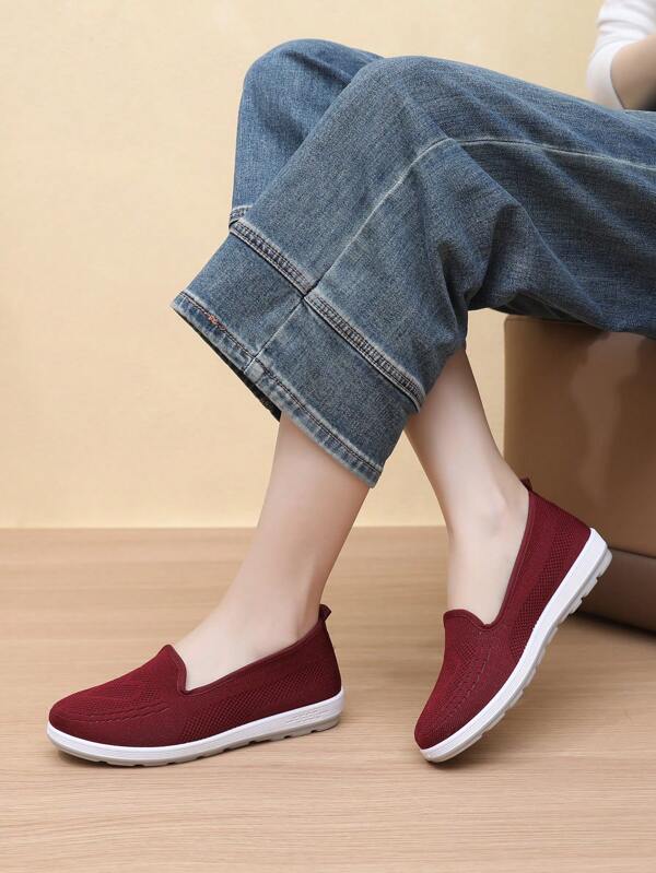 女士几何密趾拖鞋，波西米亚圆头防滑亚麻木底凉鞋，休闲拖鞋