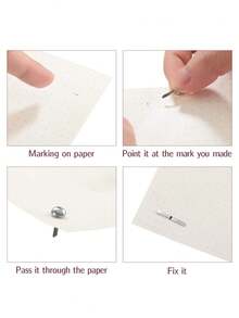 50pcs/100pcs/200pcs Round Headed Two Foot Nail Fastener, Bread Round Fastener Used For DIY Items In Craft And Handicraft Schools (0.3 X 0.6 Inches) - A - View 7