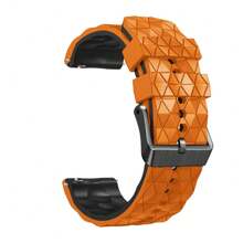1 Piece Of 22mm Football Pattern Watch With Silicone Material For Comfortable Wearing, Sports And Fitness Replacement Bracelet Suitable For Shopping, Work, Sports And Other Scenarios. It Is The Best Choice For Women's Gifts And Is Suitable For Smart Watch Accessories Such As Jiaming, Etc