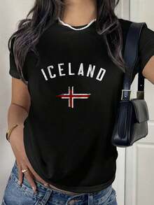 Vintage Varsity Iceland T-Shirt