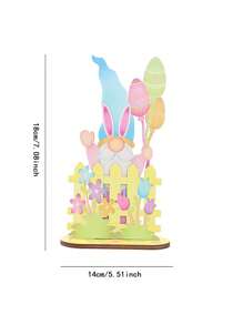 Decoraciones de Pascua Hágalo usted mismo Gnomo sin cara creativo Hombre viejo Decoración para el hogar Regalos para fiestas, Adecuado para fiestas de Pascua, fiestas festivas