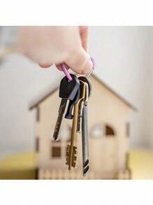 1 قطعة /5 قطع /10 قطع خطاف شكل قلب مصنوع من سبيكة الألمنيوم، خطاف أنيسكس للتسلق والرحلات الخارجية والحقائب الظهرية، هدية صغيرة مناسبة لكل الأيام - متعدد الألوان - مشاهدة 7