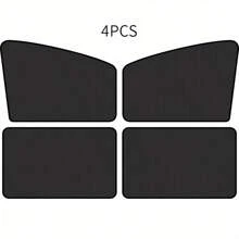 4 件装汽车窗帘，带磁性附件的汽车车窗遮阳帘，挡光汽车车窗罩 - 磁性侧窗遮阳帘保持凉爽，保护车辆和隐私 - 均碼 - 查看 2