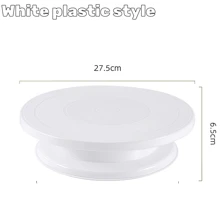 Bộ dụng cụ trang trí bánh 6 món - Đĩa xoay bánh bằng hợp kim nhôm, đầu trang trí bánh được đánh số và dụng cụ phủ kem để nướng bánh cupcake, bánh quy, bánh nướng xốp, dụng cụ nhà bếp tất cả trong một Bộ dụng cụ trang trí bánh 6 món - Nhiều màu - Xem 9