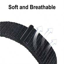 Bracelete de Reposição para Smartwatch de Nylon Esportivo, Acessórios para Pulseira Smart Watch Band 9/8/Correa