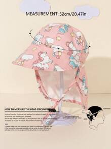 1 Piece Unisex Kid's Summer Bucket Hat, Korean Style Simple Multi-Color Versatile Sun Protection Hat For Boys And Girls - 1PC - View 12