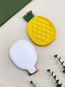 1 件菠萝装饰托盘、珠宝收纳托盘、花形托盘、多功能垫子托盘、创意家居饰品道具、房间装饰和照片装饰品。 - 彩色 - 查看 6