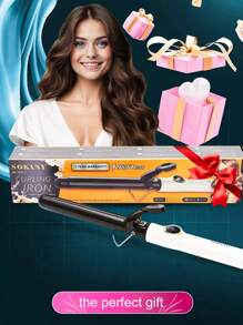 SOKANY15013 Rizador de pelo, rizador de pelo con temperatura ajustable para salón de belleza