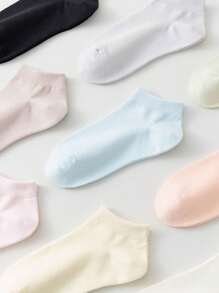 6 Pairs Breathable Women Short Sports Socks, Summer/Autumn Thin Ankle Socks, Non-Slip - Multicolor - View 4