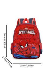 Marvel Kids New Spiderman Backpack, Suitable For Primary And Secondary School Students, Boys And Girls Can Use, Cute Cartoon Backpack