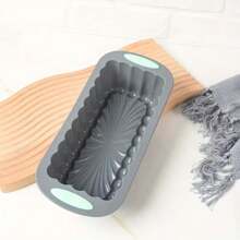 灰色長方形編織吐司烤盤，不黏易脫模烤箱，烘焙用品，廚房用具 - 灰色 - 查看 15