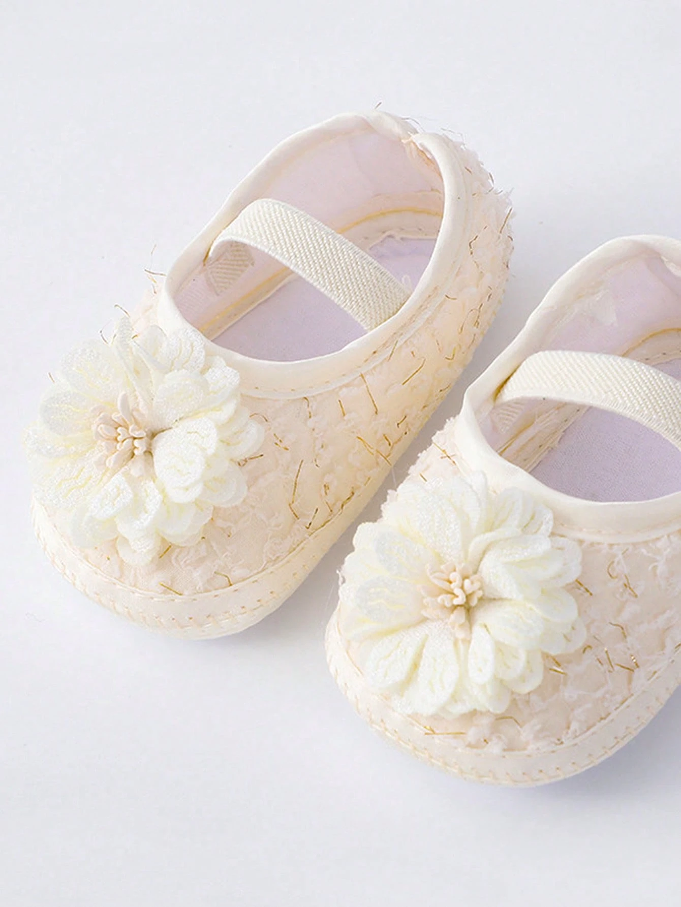1 Pair Baby Princess Style Indoor/Outdoor Anti-Slip Soft Sole Shoes, Sweetie Newborn Toddler Walking Shoes, Versatile Daily/Gift